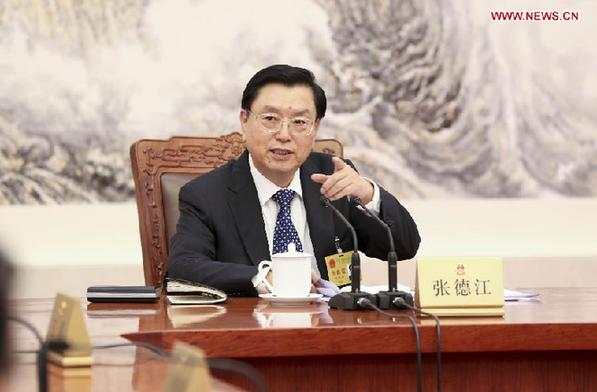 CHINA-BEIJING-NPC-STANDING COMMITTEE-MEETING-ZHANG DEJIANG (CN)